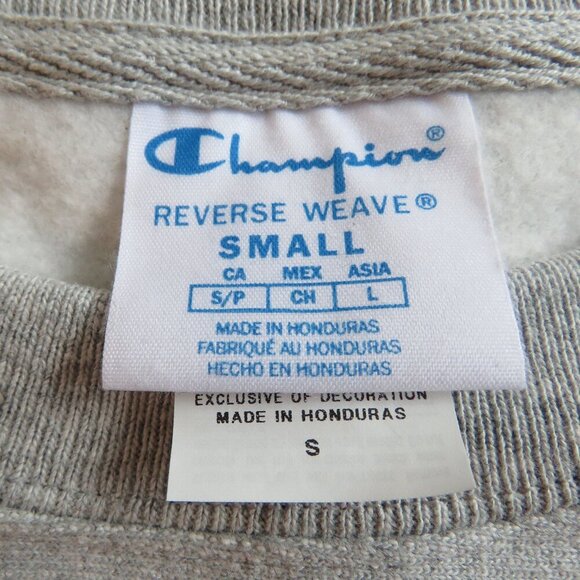 BCU X CHAMPION HBCU Arch Crewneck Gray Reverse Weave Sweatshirt - Size S - Picture 15 of 16